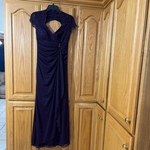 B&A formal eggplant colored dress